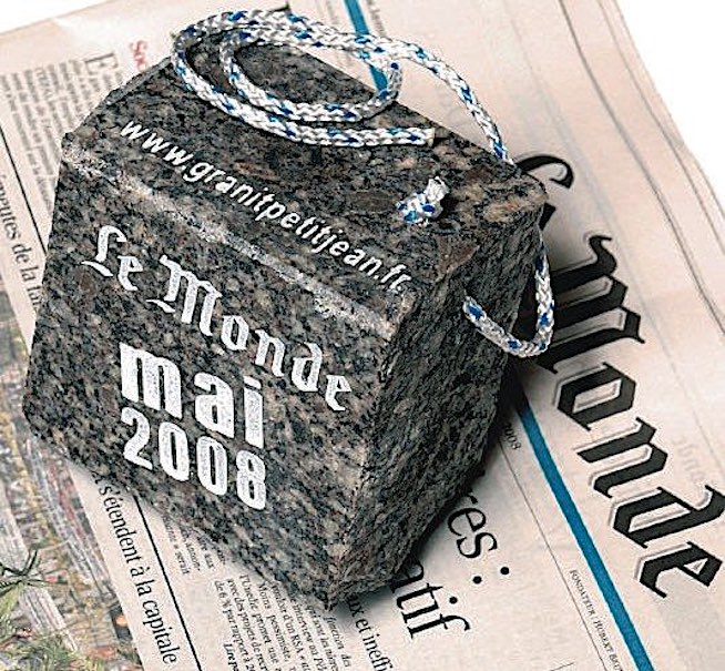Successfull cooperation: granite-company and daily print. Photo: Pierre Actual