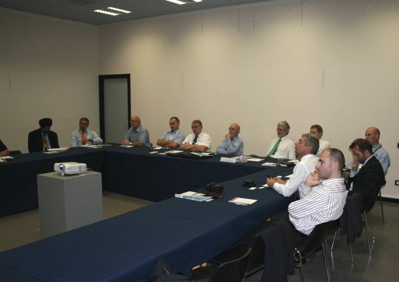 Discussion at Marmomacc.