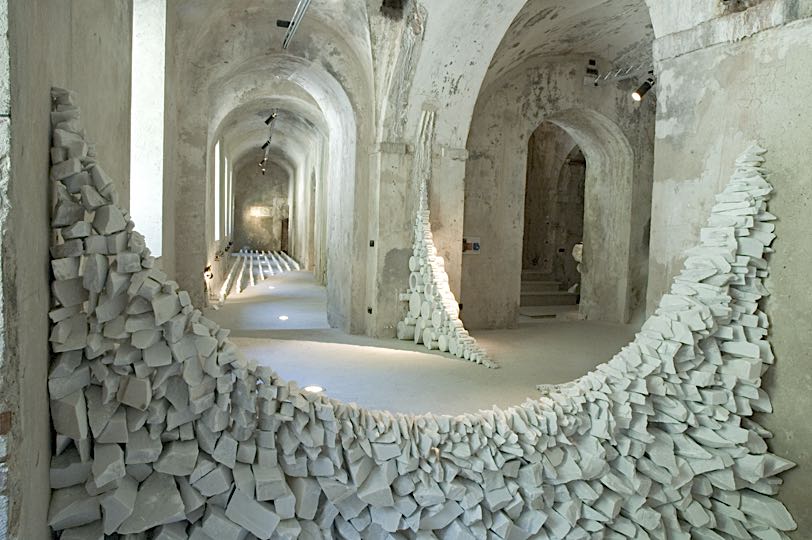 Work by Nicolas Bertoux from the workshop „Scrap as material“.