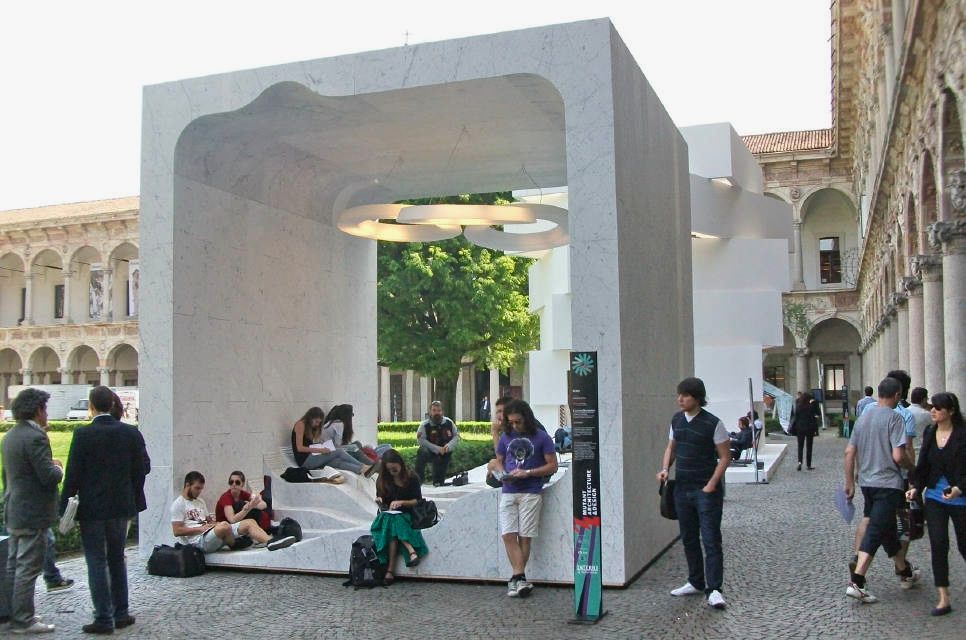 Fairs: Massive Carrara Marble Cube