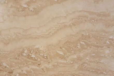 Continental Buff, Vein Cut, Honed, Filled.
