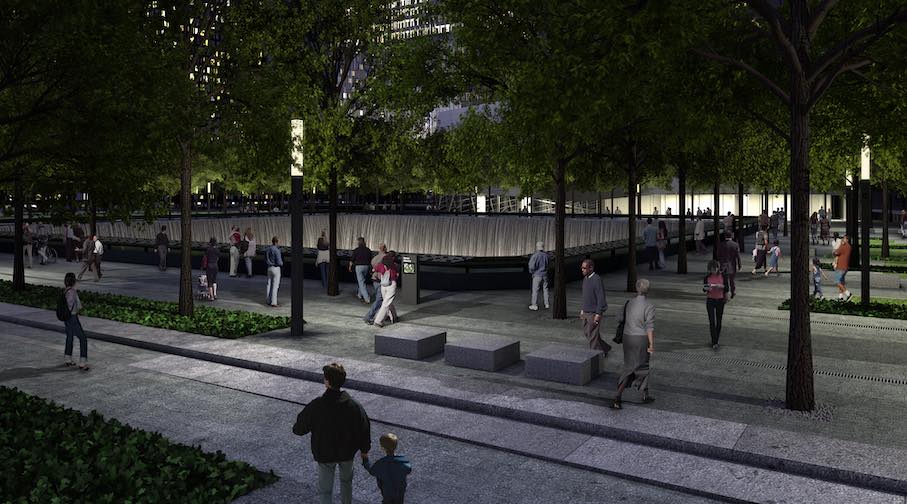 Computersimulation. Source: 9/11-Memorial