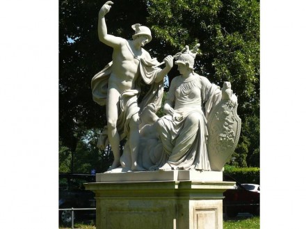 ... Zustand nach der Restaurierung. Standort: Blüherpark, Dresden.