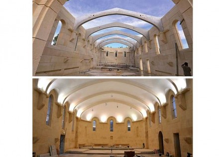 A capela do mosteiro Saint-Joseph em Puimisson.