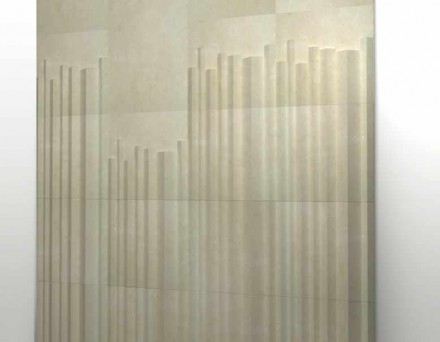 „Organo“ é como os designers do Zaven batizaram esse projeto: trata-se de 3 revestimentos em superfície 3D...