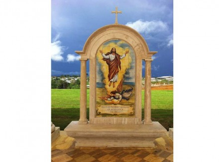 Premio Internacional África, al Monumento Misterios del Rosario, integrado en la Basílica de la Inmaculada Concepción de Mongomo, en Guinea Ecuatorial.