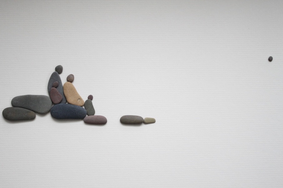 Sharon Nowlan: pebbles capture life in a snap-shot