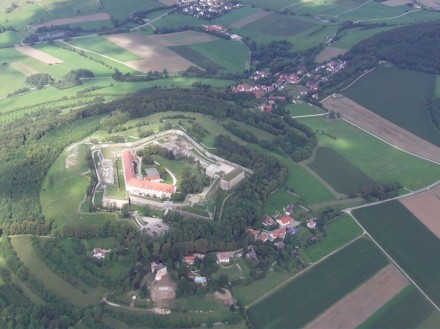 Luftbild der Festung Wülzburg. Quelle: Myratz / Wikimedia Commons