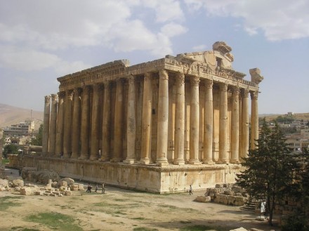 Der Bacchustempel in Baalbek. Foto: Dominik Tefert / Wikimedia Commons
