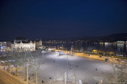 vetschpartner Landschaftsarchitekten, Truffer Natursteinwerk: Sechseläutenplatz. Photo: Manuel Bauer
