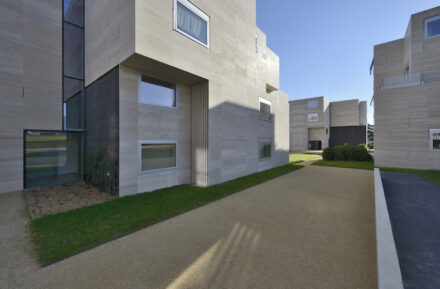 Luscher Architectes, Marbrerie Baerlocher: Quartier du Grand-Pré.