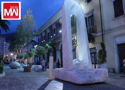 Carrara Marble Week 2014: Piazza Accademia. Foto: Stefano de Franceschi Carrara Marble Week 2014: Corso Rosselli.