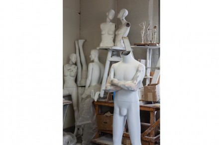 Mannequin Parts in Michael Evert’s Studio, 2014. Collection of Ralph Pucci. Photo: Antoine Bootz