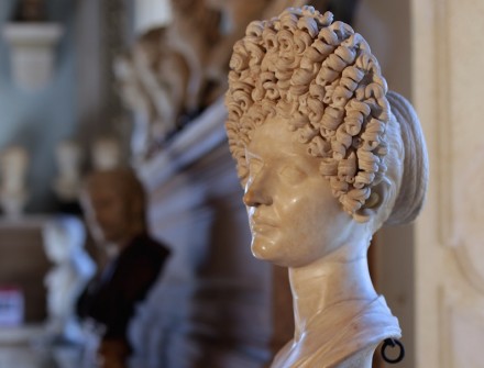 Female Portrait (Fonseca Bust) (110-130 A.D.). White Marble, Capitoline Museums, Rome.