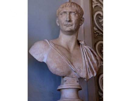 Portrait of Trajan (108 A.D.), Grechetto Marble, Capitoline Museums, Rome.