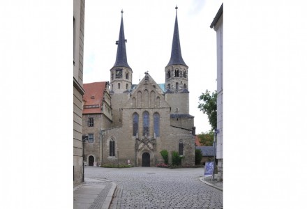 Merseburger Dom, Westfassade. Foto: Hoger / Wikimedia Commons