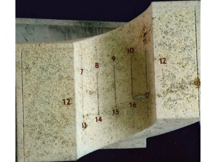 2. Platz, Steinmetzhandwerk: Marco Simunovic, Sonnenuhr.