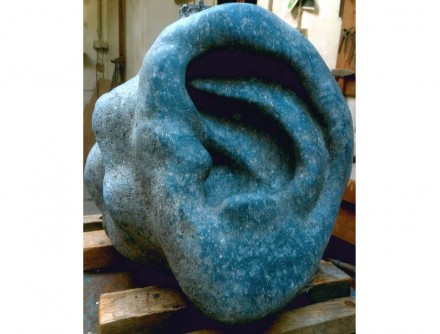 5. Platz, Fachrichtung Steinbildhauer: David Schwindling, „Ohr-Muschel“.