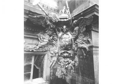 Eines der erhalten gebliebenen Fotos der Kartusche, um 1893. Fotograf: unbekannt.