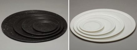 „Anouska Hempel and Lapicida“: stone plate.