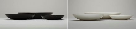 „Anouska Hempel and Lapicida“: stone bowl.