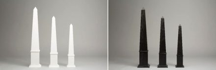 „Anouska Hempel and Lapicida“: obelisk.