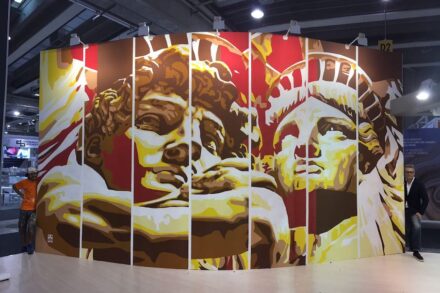 Nicolai Diamant, Orticanoodles: „Michelangelo’s David Meets the Statue of Liberty“.