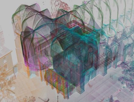 Hochauflösende 3D-Techniken können ganze Bauwerke erfassen und die Details im Zusammenhang sichtbar machen. Bild: Universität Bamberg