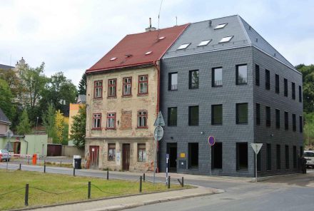 Št’astný Pavel Architekt: Centrum vlasty buriana, Liberec.