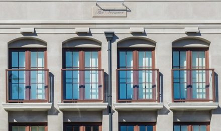 Award of Merit, Commercial Exterior: The Vermeer in Vancouver, British Columbia, Canada.