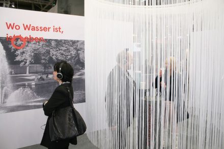 Natürlich kam bei Kusser auch das Thema Wasser vor, schließlich ist die Firma berühmt für ihre Brunnen.