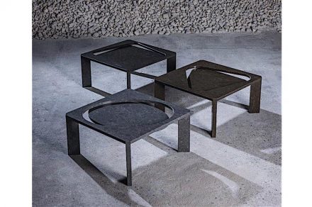 <a href="https://www.stoneitaliana.com/"target="_blank">Stone Italiana</a>: „Prospettiva Stone“, aus Quarz Kompositmaterial. Design Paolo Ulian.