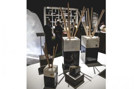 I Profumi del Marmo: perfume bottles.