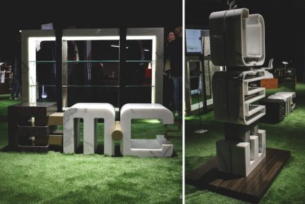 Errebi, Nicola Venutelli (design) in collaboration with Fibra: „Einston”. Innovative ways of application of the natural stone material: Indeed, when we talk about marble, we immediately think of floors, claddings or sculptures. Actually, there are many other alternatives of application and uses.