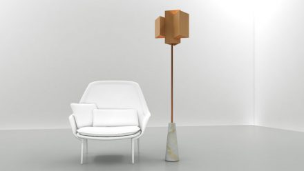 Ventura Lambrate: lamp with natural stone, <a href="http://www.ionproject.com/unique/"target="_blank">ION Project Lighting</a>.