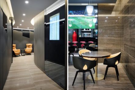 Marco Piva: VIP Lounge „Casa Alitalia”, Rome Fiumicino.