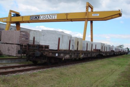 Rexgranit in Brück bei Potsdam.