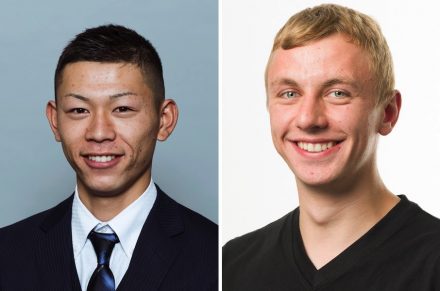 Left: Jun Asai, Japan, participant; right: Richard Crivellaro, Germany, participant.