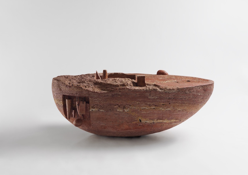 Stone objects by Gonzalo Fonseca at the Noguchi Museum in New York City until March 11, 2018