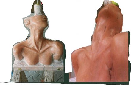 Wettbewerb „Die Gute Form“; Vitus Matz, 3. Bundessieger bei den Steinbildhauern: Estremoz-Büste „Mädchen II“. Ausbildung bei Karl-Heinz Wittmann, Haibach.“