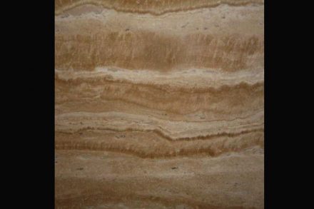 Ararat travertine, polished, filled, vein cut.