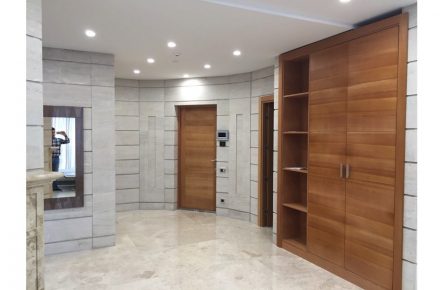 Ararat travertine: Building in Armenia.