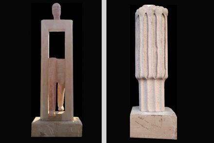 „Nothing Inside“ (links) von Harpal, „The Organic“ (rechts) von Vijay Kadam.