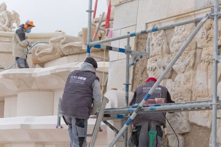 Wolfgang Ecker GmbH aus Traiskirchen: Rekonstruktion der so genannten Großen Kaskade im Schloss Hof in Niederösterreich.