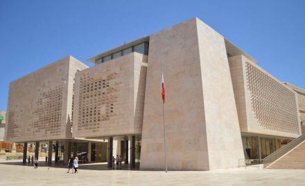 The new Parliament building by architect Renzo Piano Workshop. Source: Wikimedia Commons