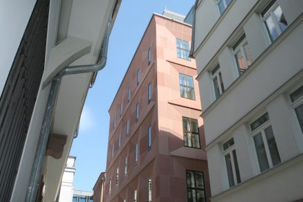 New construction Braubachstraße/Neugasse.