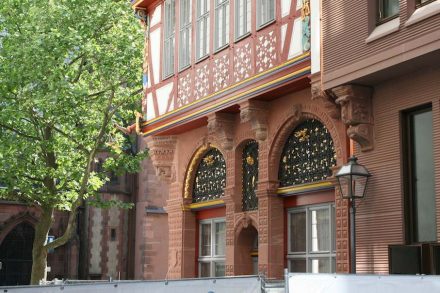 House „Goldene Waage“, reconstruction.