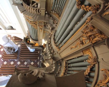 Erfahrungswissen befähigt auch zum Perspektivenwechsel, wie hier an einer Orgel demonstriert. Foto: Reiner Janke