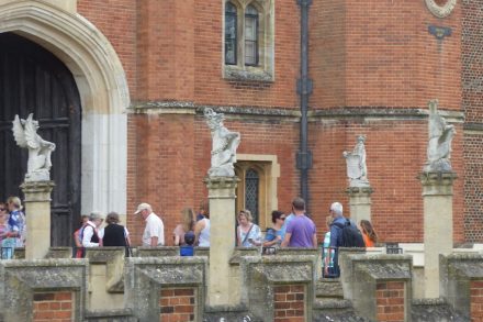 Main Entrance at Hampton Court Palace. Photo: Eliott Brown / Wikimedia Commons