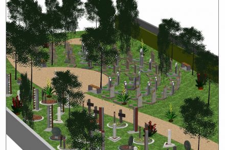 Eine weitere Anerkennung ging an Bernhard Baumgartner für sein Konzept und die Umsetzung auf dem Urnenfriedhof Attnang. 